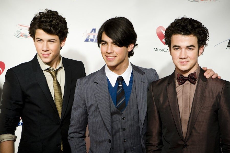 The Jonas Brothers before their split. 
